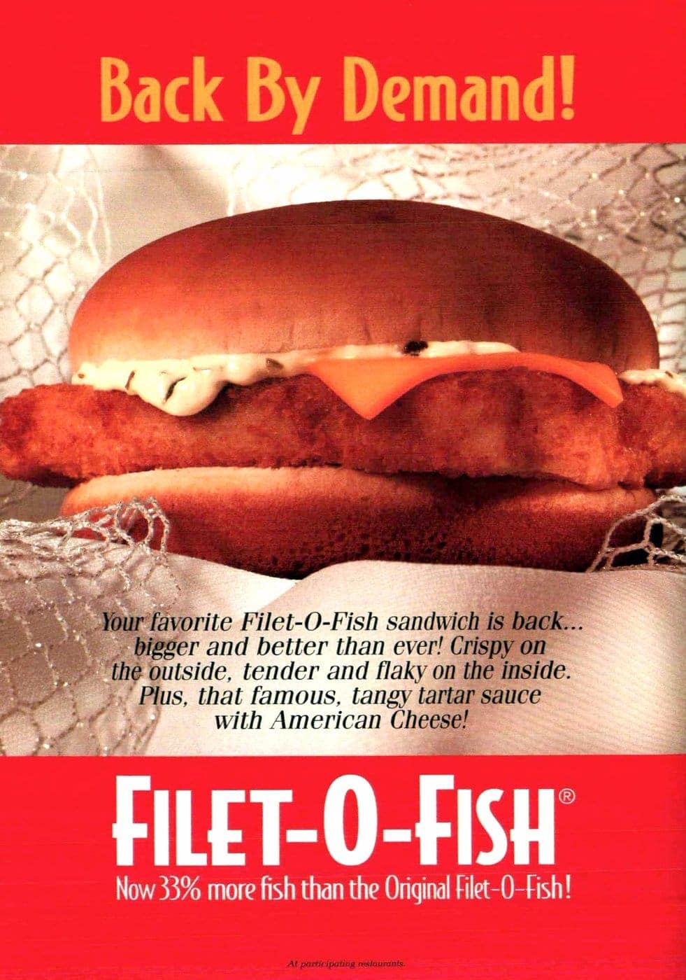 McDonald's food from the 1990s (2)