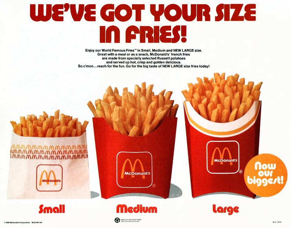 McDonald's food in the 1980s (2)