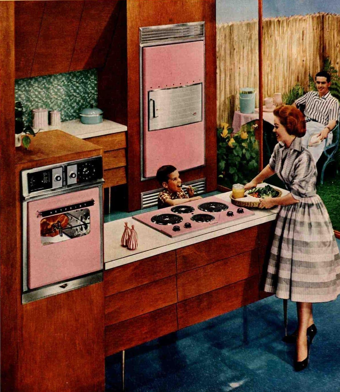 Mid-century kitchen design