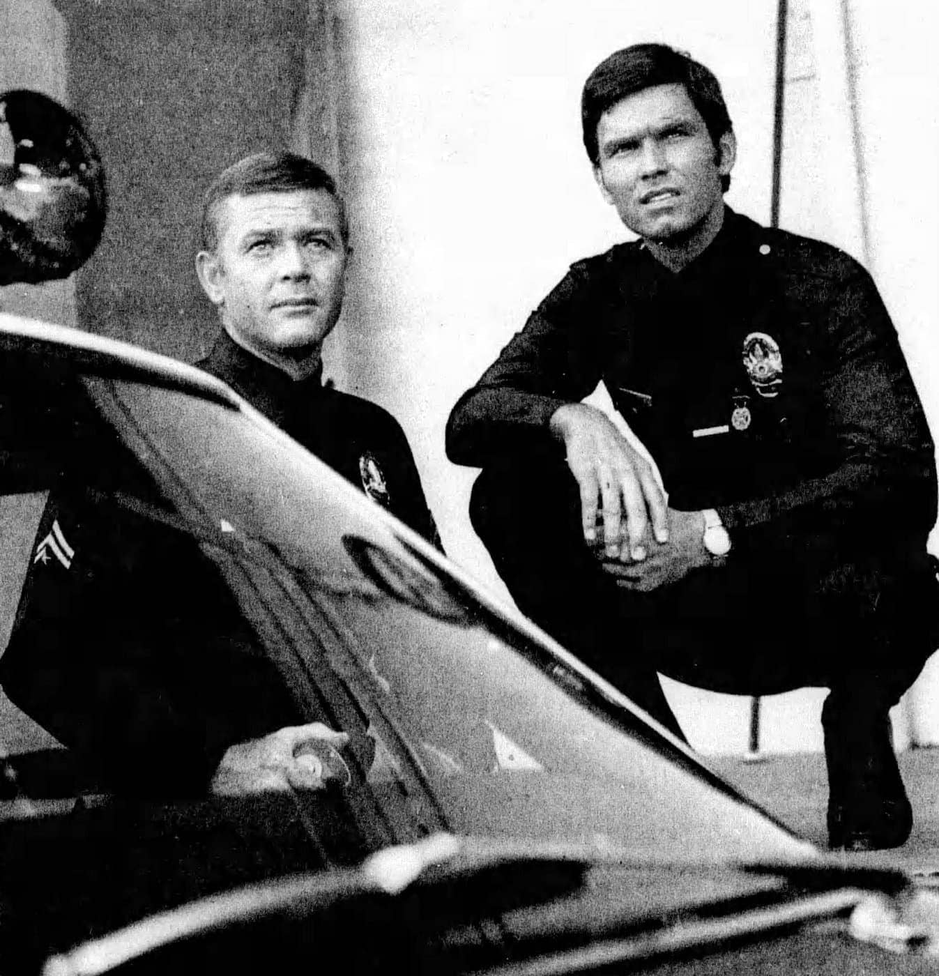 Milner and McCord of Adam-12 vintage TV show