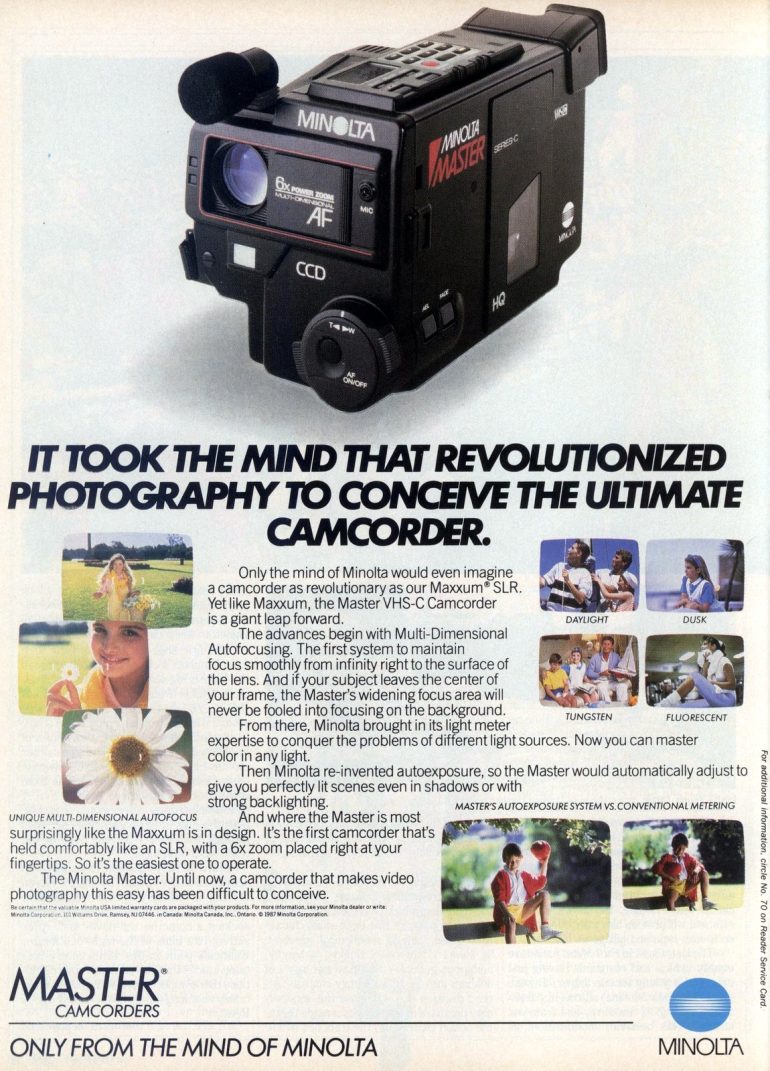 Vintage camcorders revolutionized how we captured memories (1970s1990s