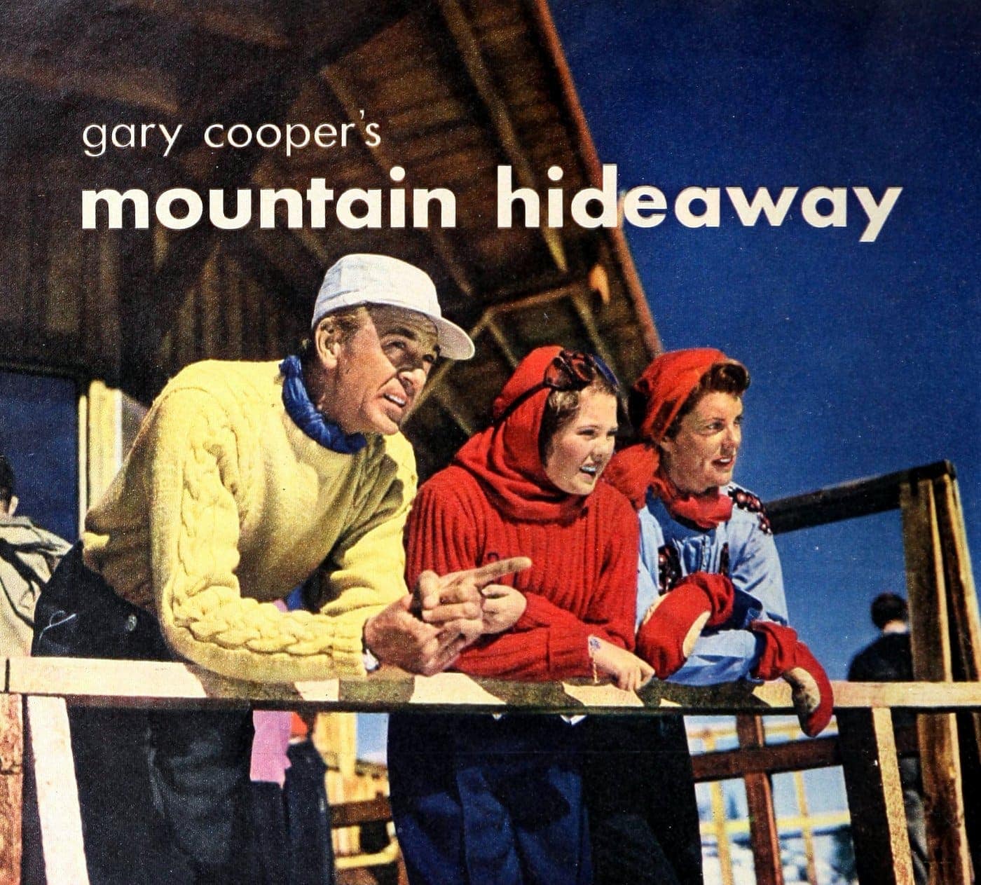 Modern Screen Gary Cooper's mountain hideaway 1949 (1)