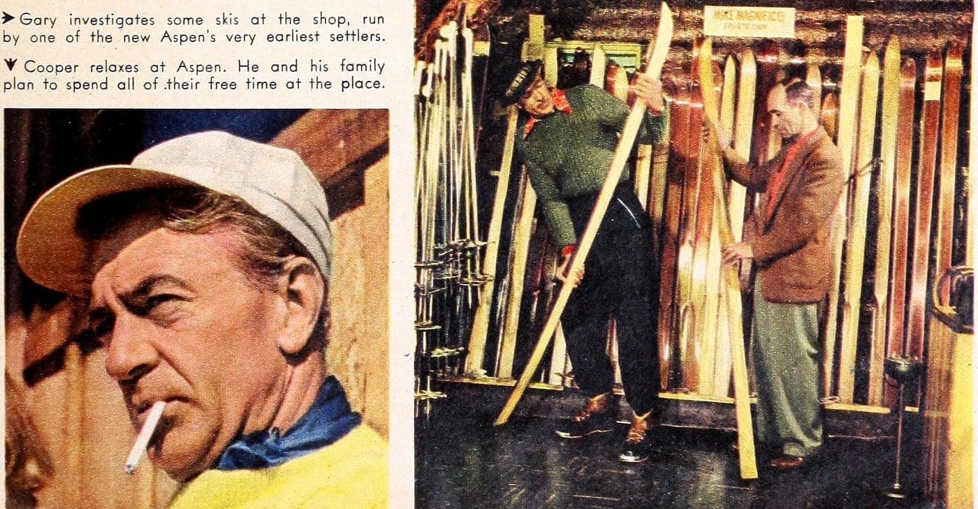 Modern Screen Gary Cooper's mountain hideaway 1949 (8)
