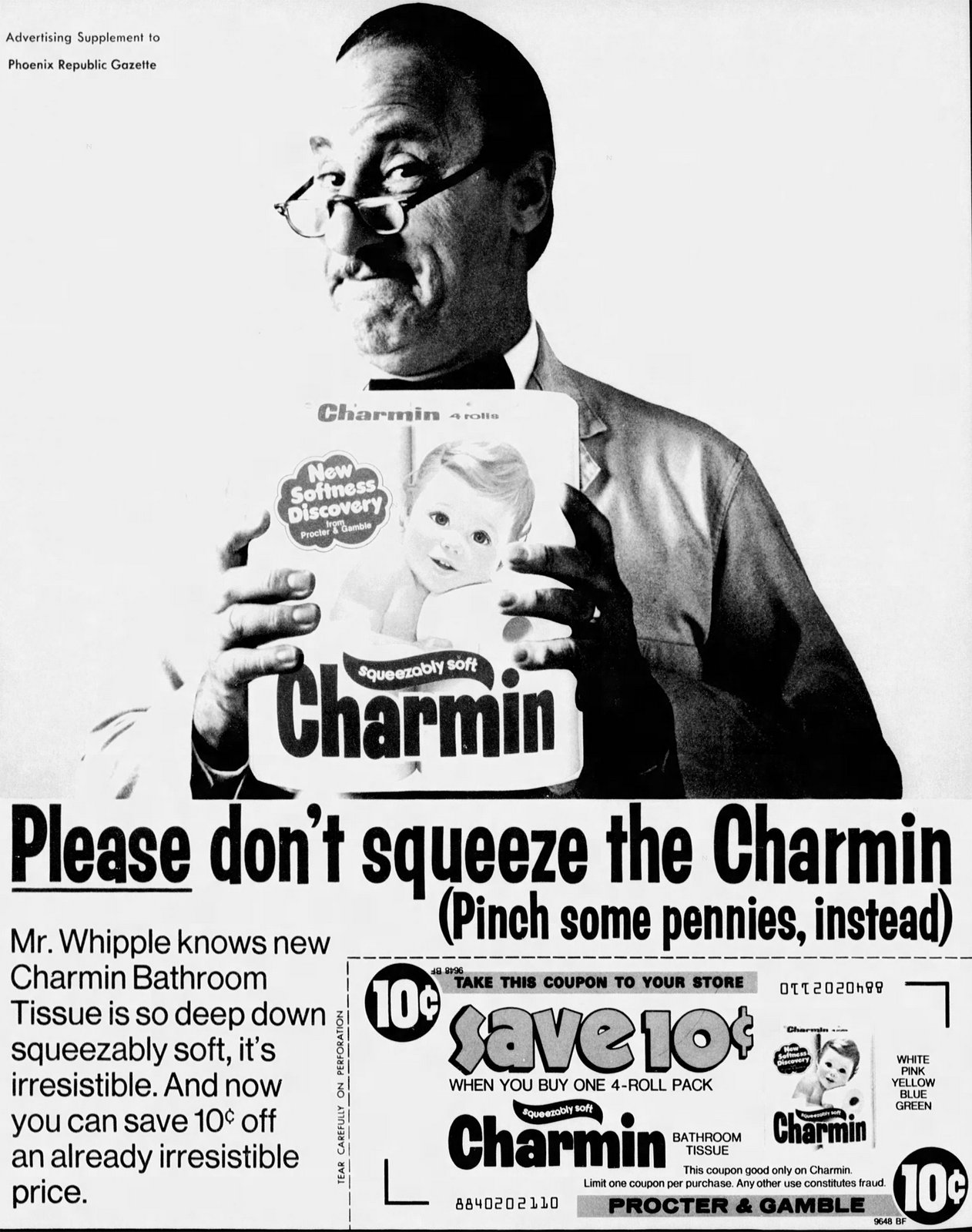 Mr Whipple Please don't squeeze the Charmin! 20 years of legendary TV