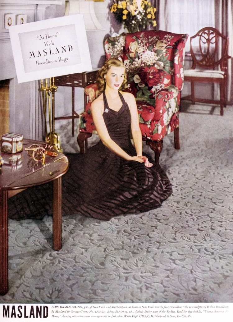 See 70 vintage sculptured & textured carpets that gave homes an old