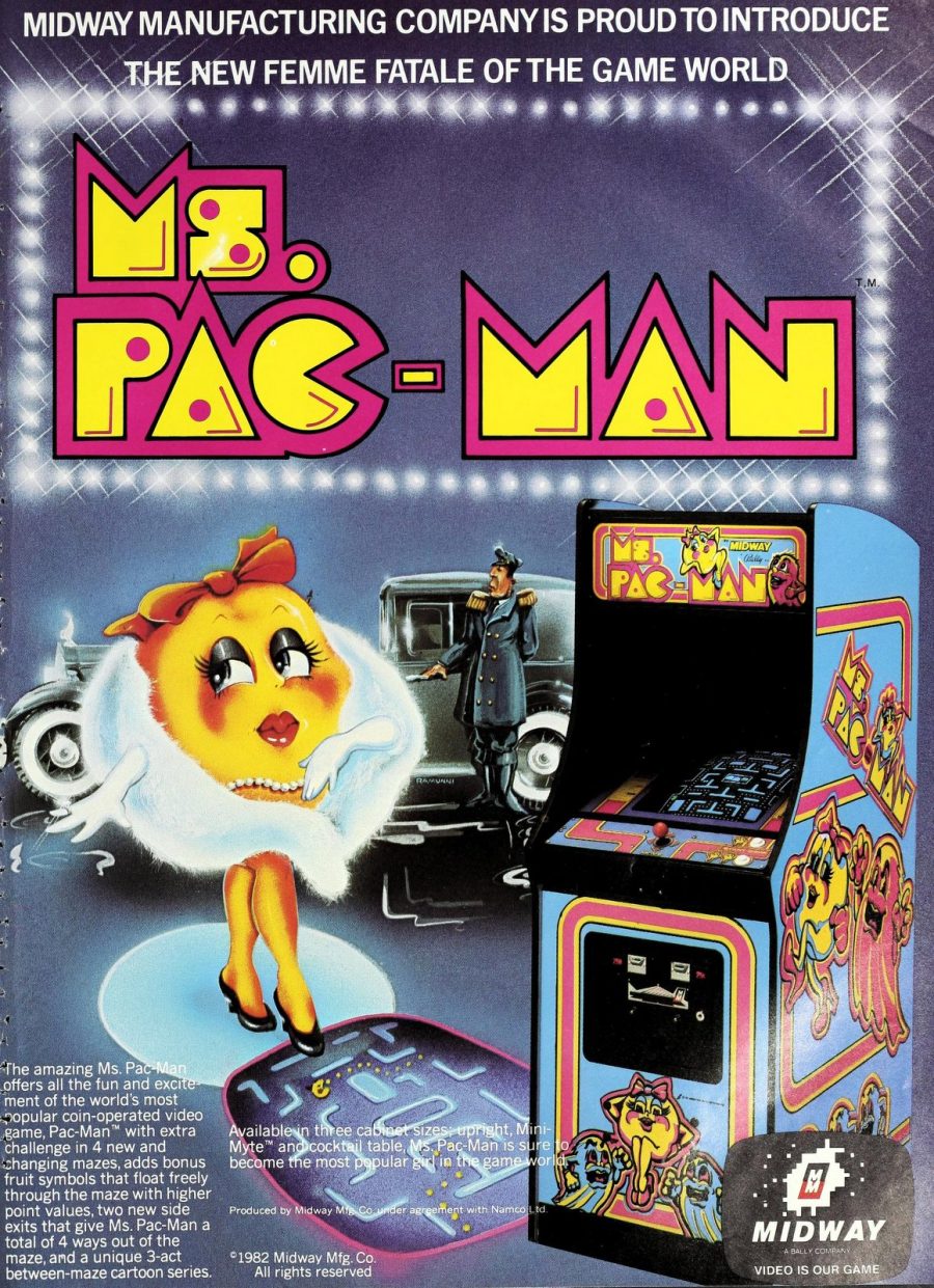Ms Pac Game Vintage Pac-Man game: We were obsessed with eating up those gobbling ...