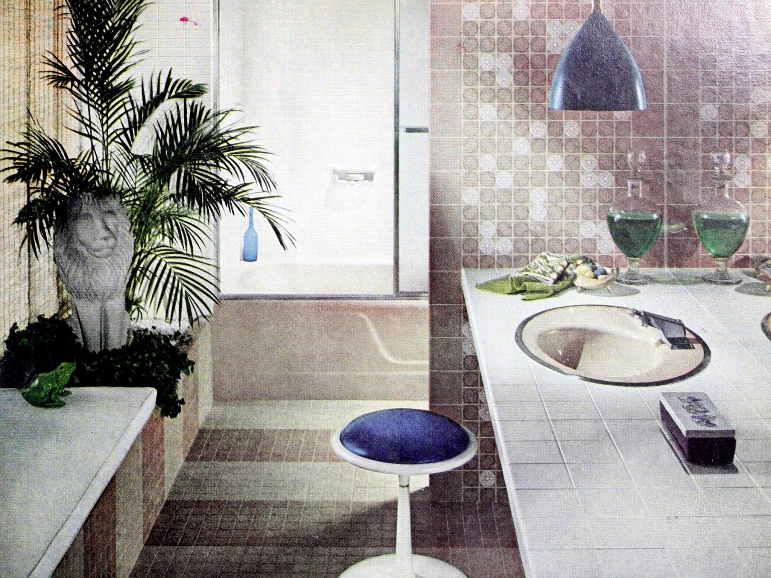 50 vintage 1960s bathroom tile design ideas - Click Americana
