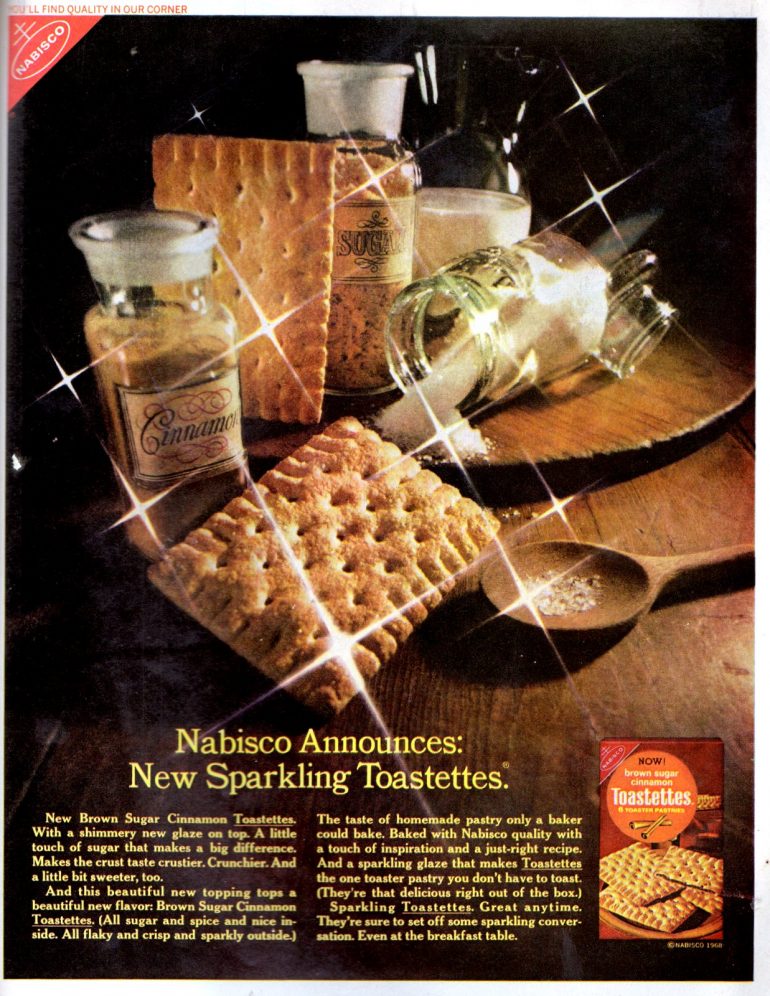 Remember Toastettes toaster pastries, Nabisco's version of PopTarts