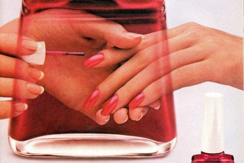 Nail polish ads from the '80s Popular colors - top brands (1980-1989)
