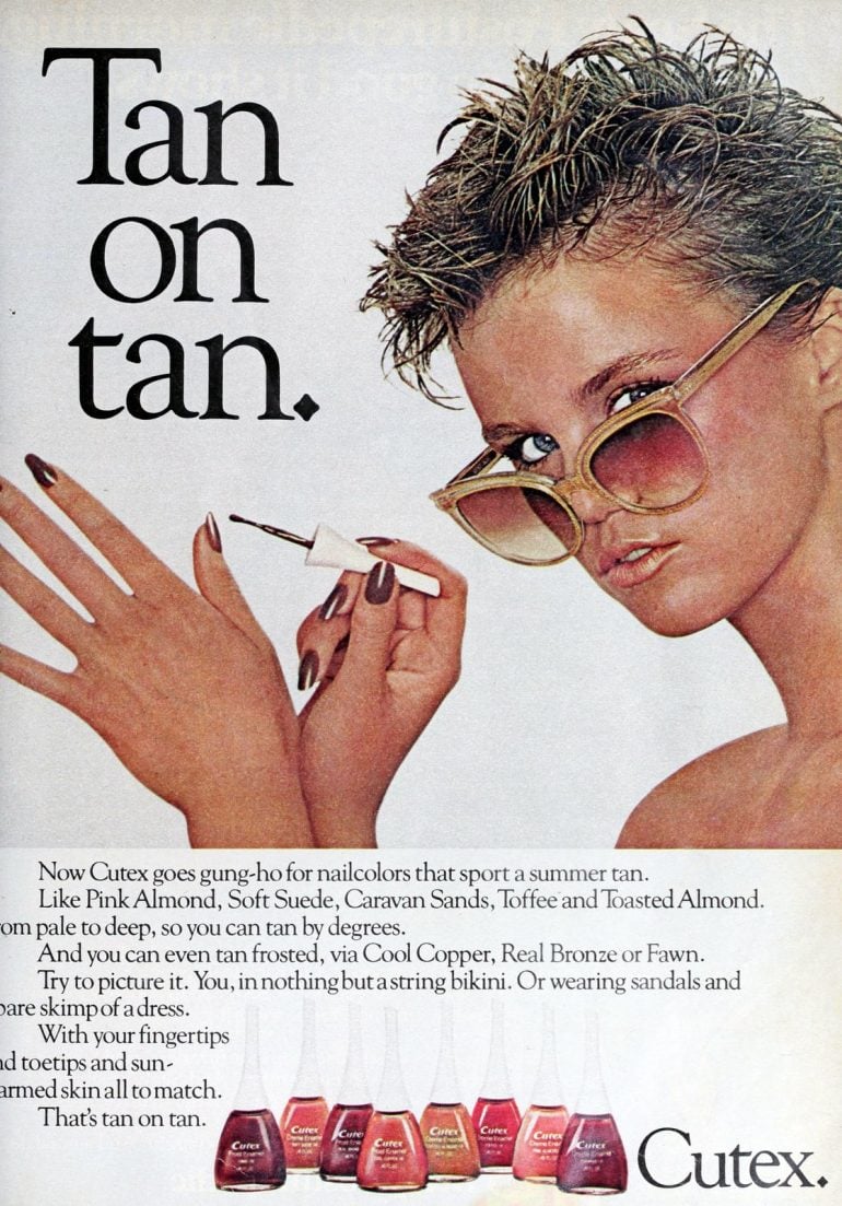 Nail polish ads from the '80s Popular colors & top brands (19801989