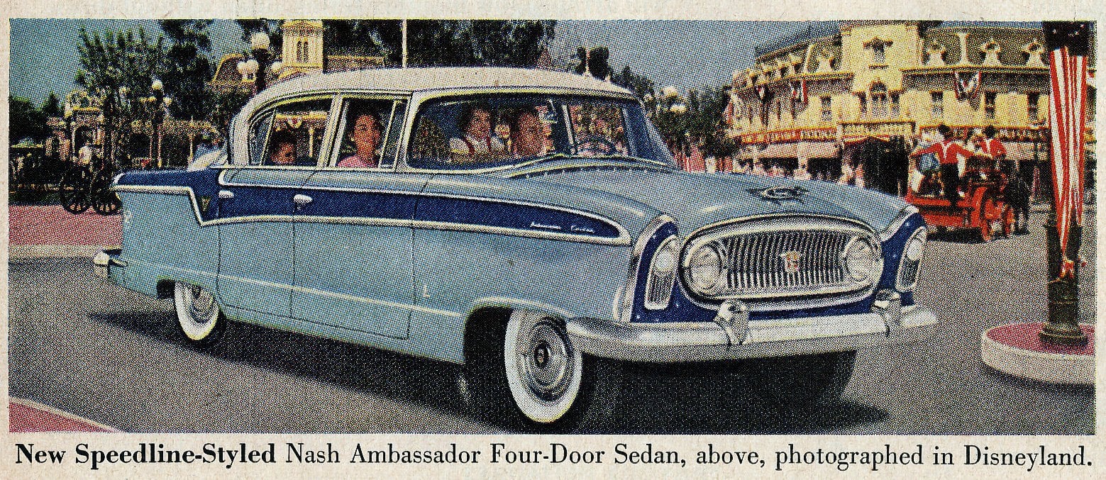 1950s Nash cars had some crazy ideas that Detroit ignored -- and some of them actually worked 30 Nash Ambassador classic cars - At Disneyland in 1955 1956 (2)