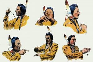 Native American Indian sign language guide