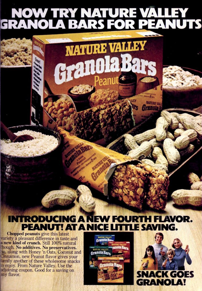Granola bars from the 70s, 80s & 90s were delicious or healthy, but not