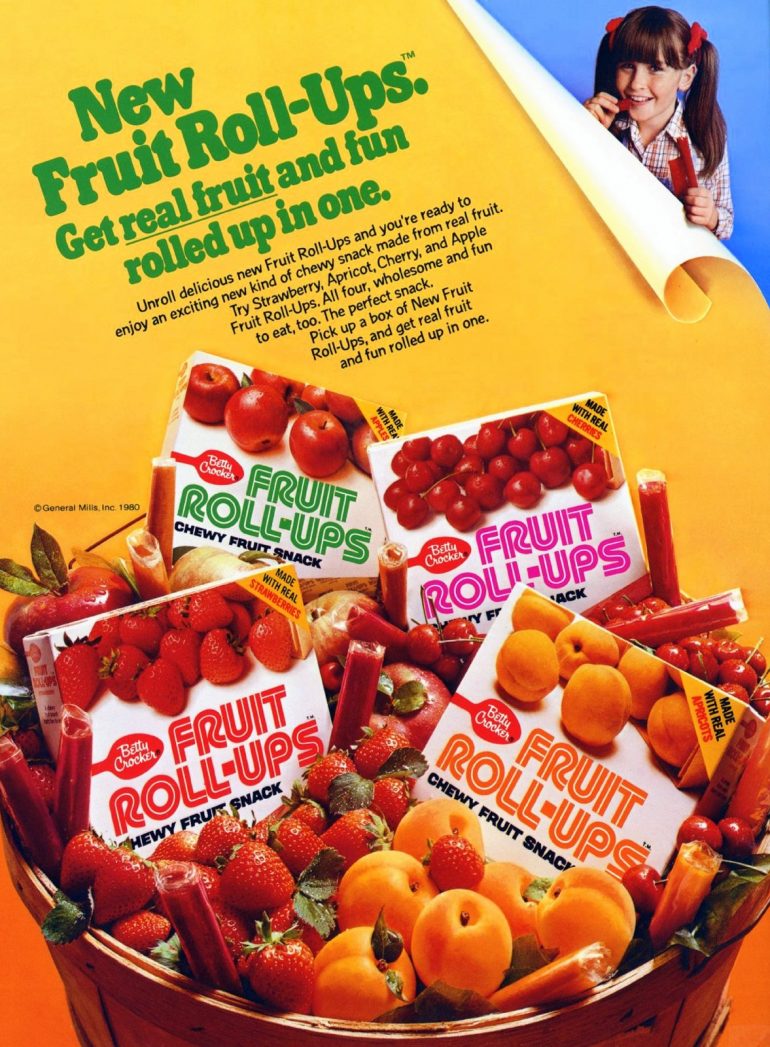 These 1980s fruit snacks came in a ton of shapes, flavors & colors