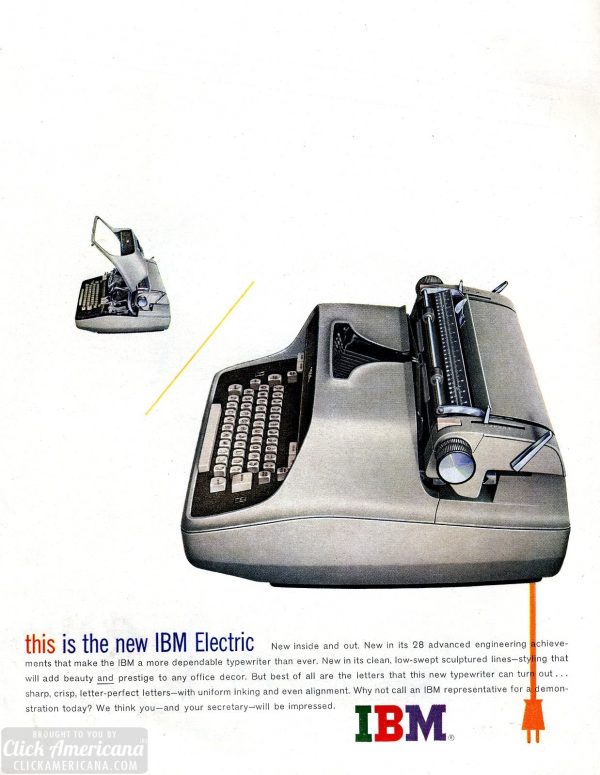 These old IBM electric typewriters rocked the business scene in the