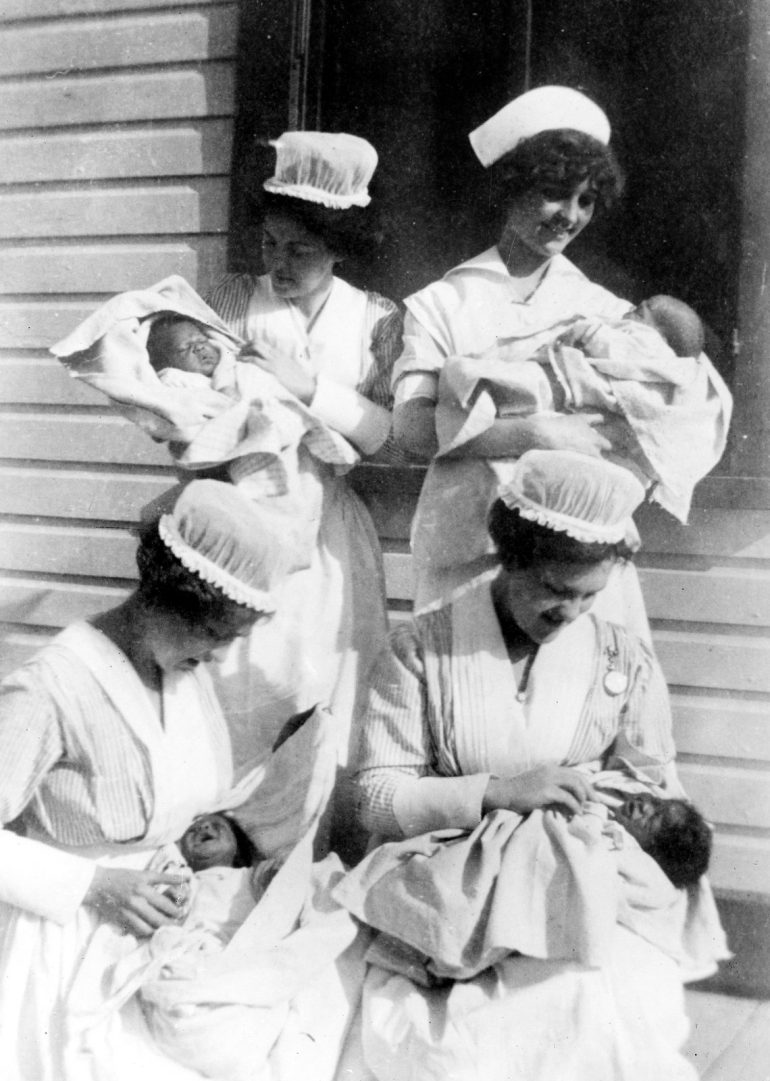 See how vintage nursing uniforms evolved from starched whites to comfy
