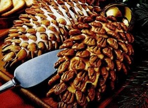 Nutty cheese pinecones - Cheese balls from December 1970 (1)