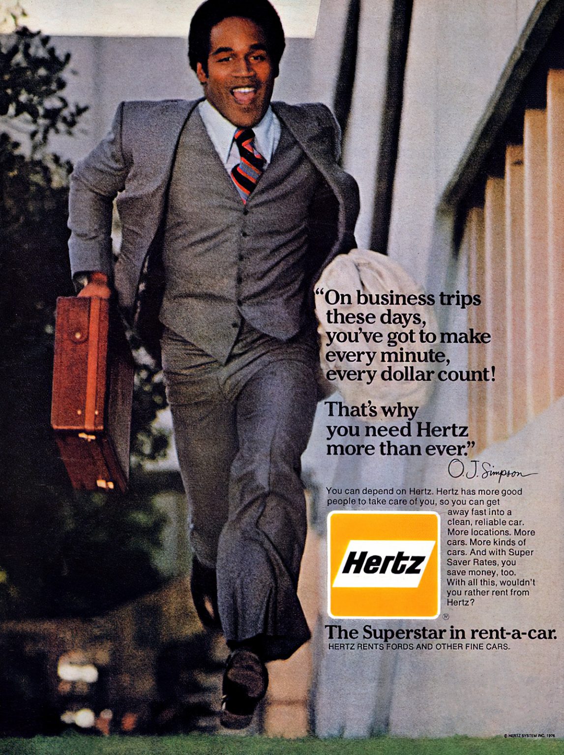 Vintage ads with OJ Simpson The ultimate celebrity endorsement gone
