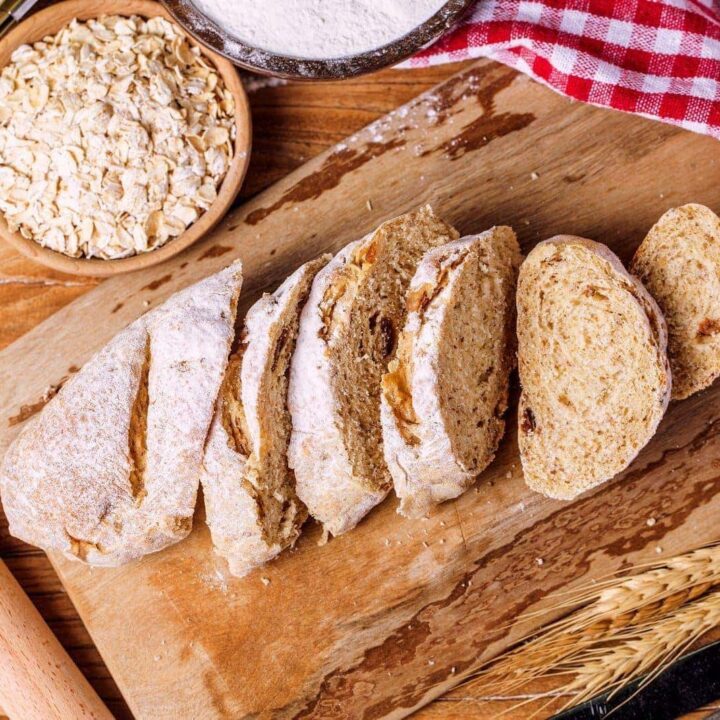 Oatmeal bread, oat batter bread