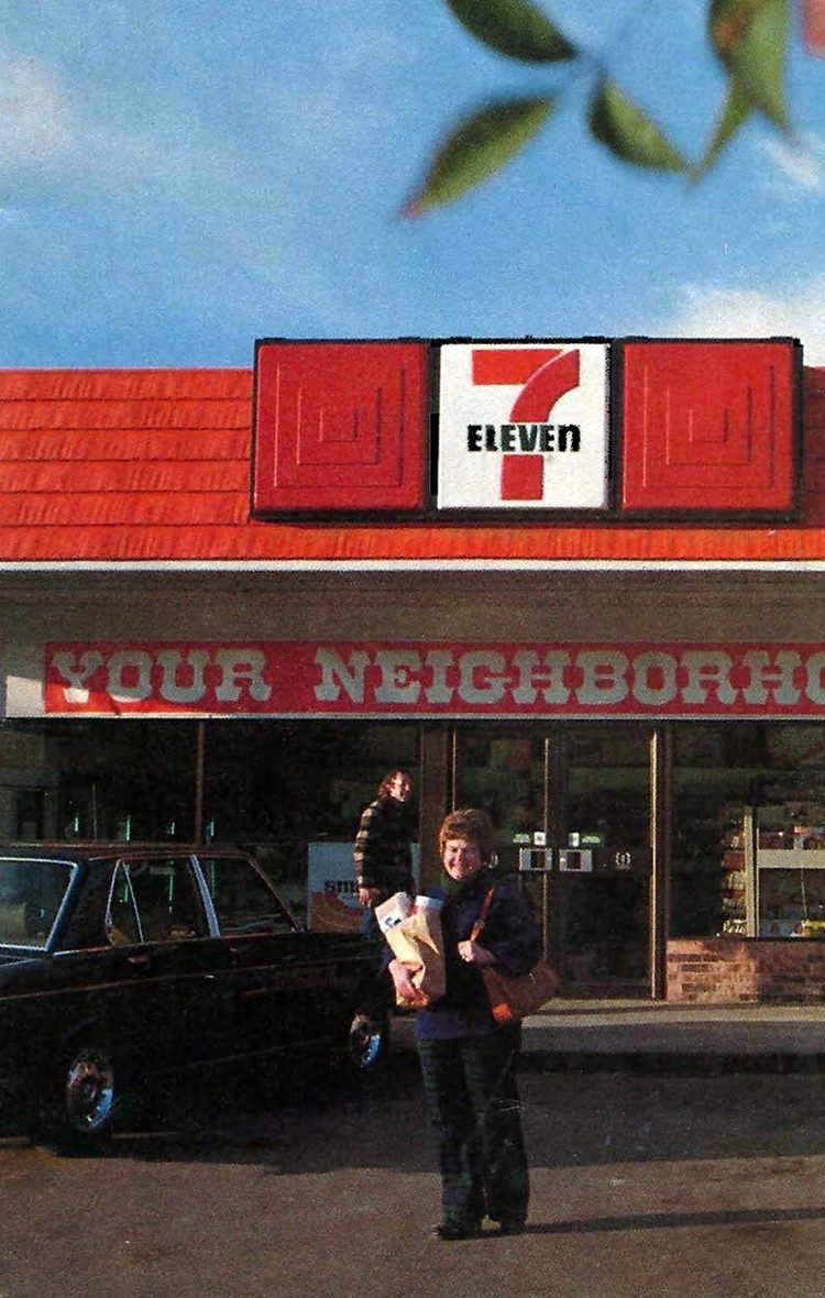 Old 7-11 convenience stores from 1976