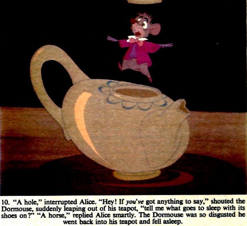 Old Disney Alice in Wonderland movie scene 10 via ClickAmericana com