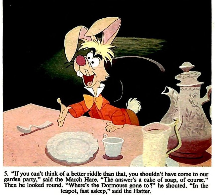 Old Disney Alice in Wonderland movie scene 5 via ClickAmericana com