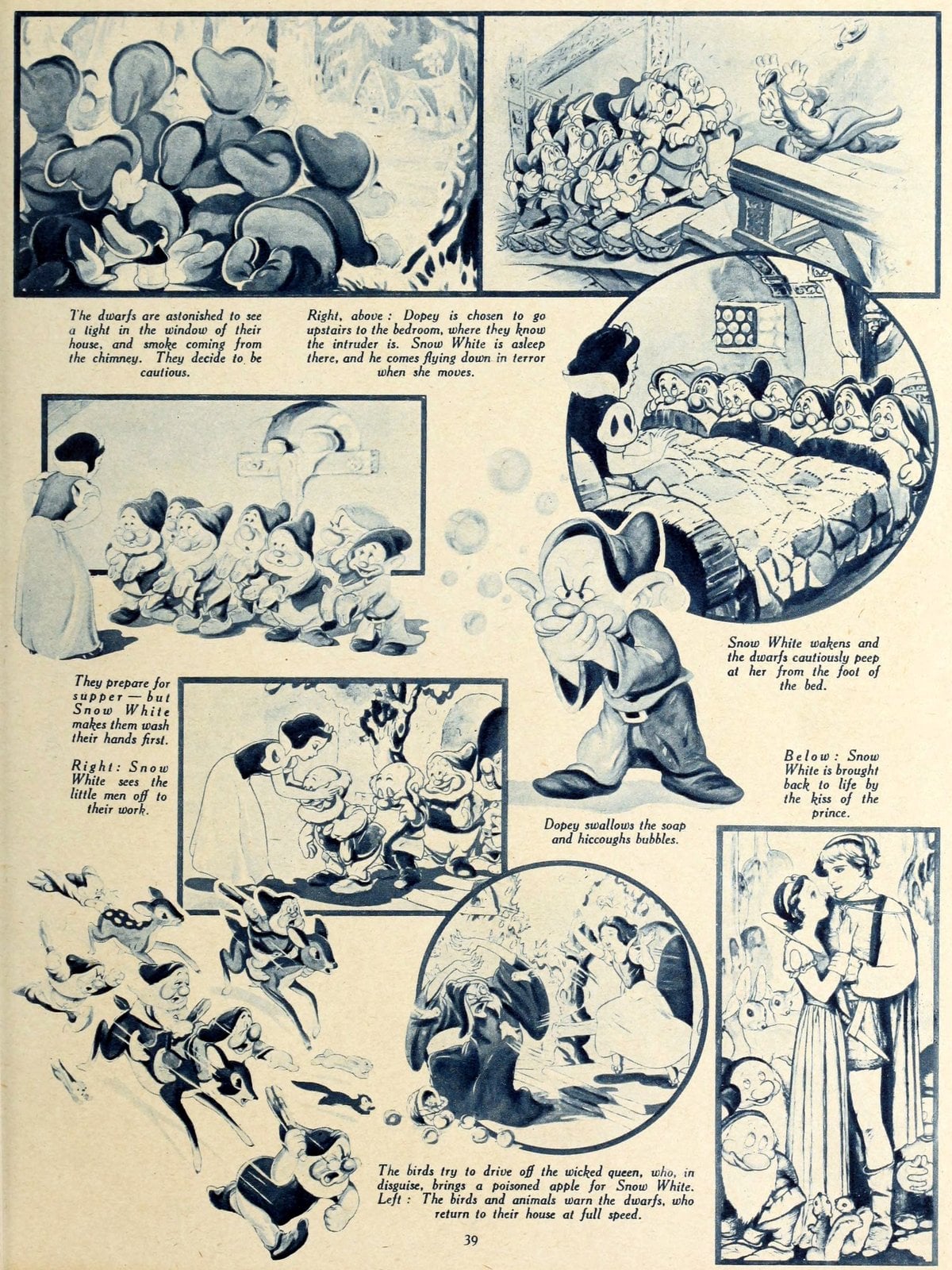 Old Disney film Snow White (1) via ClickAmericana com