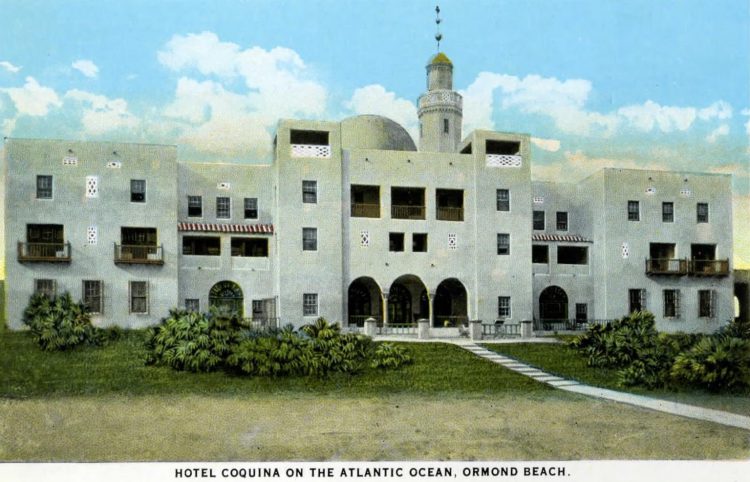 Old Hotel Coquina at Ormond Beach 1917