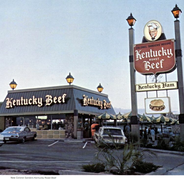 Vintage KFC About Colonel Sanders & the Kentucky Fried Chicken fast food chain's history