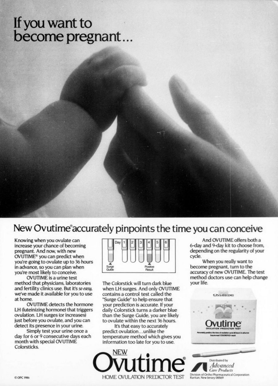 Vintage ovulation predictor test kits These home fertility tests from