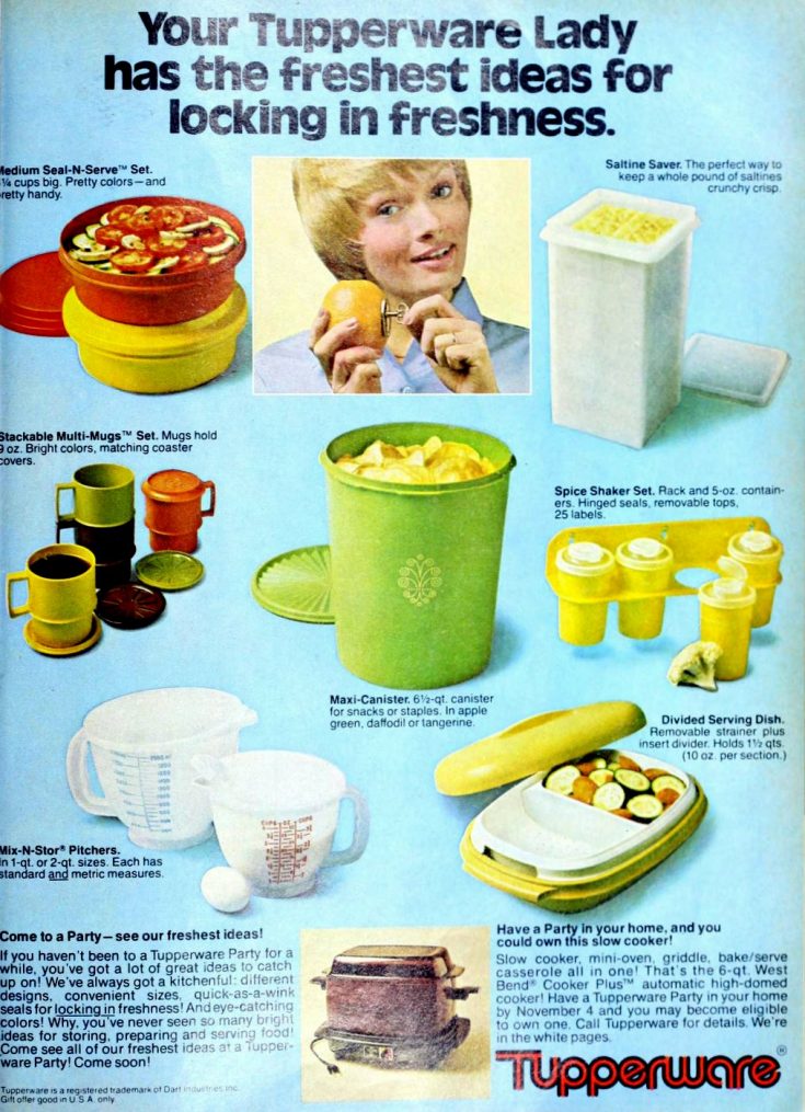 The history of Tupperware Parties, Tupperware Ladies & how they sold