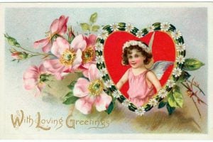 Old Valentine's Day postcard collection (4)