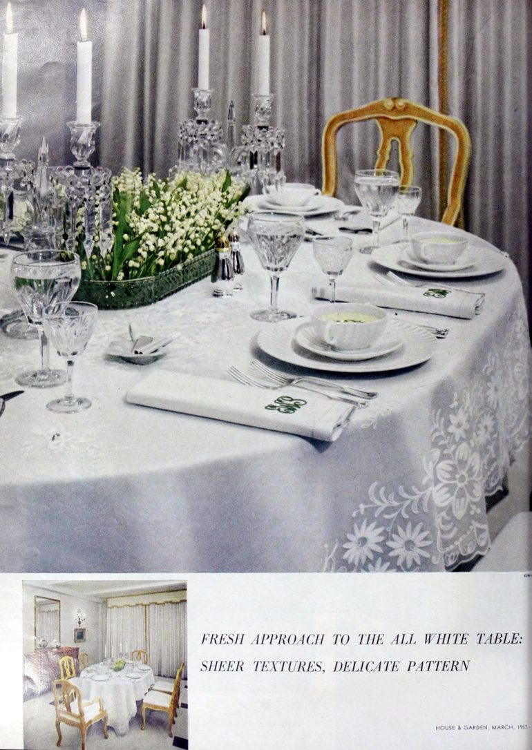 See the elegant secrets of these 50+ vintage 1950s table settings & get ...
