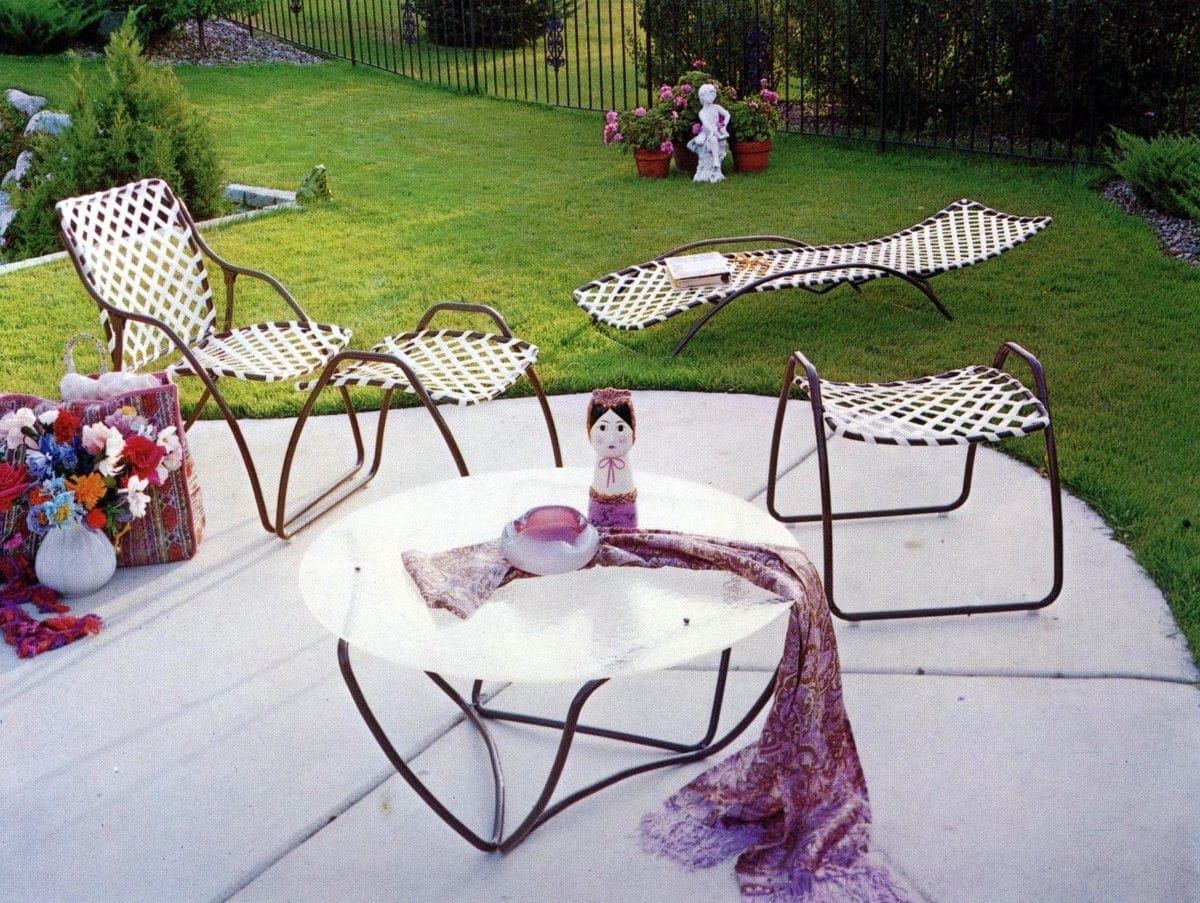 See 60 vintage patio furniture sets that offered outdoor relaxation the