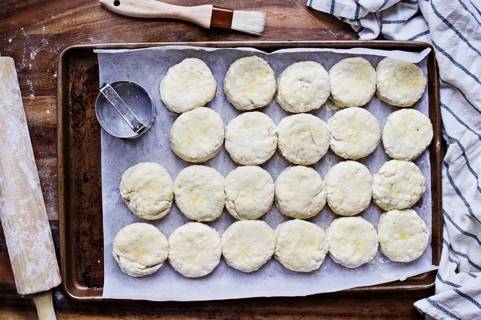 This oldfashioned baking powder biscuit recipe from the 1950s turns