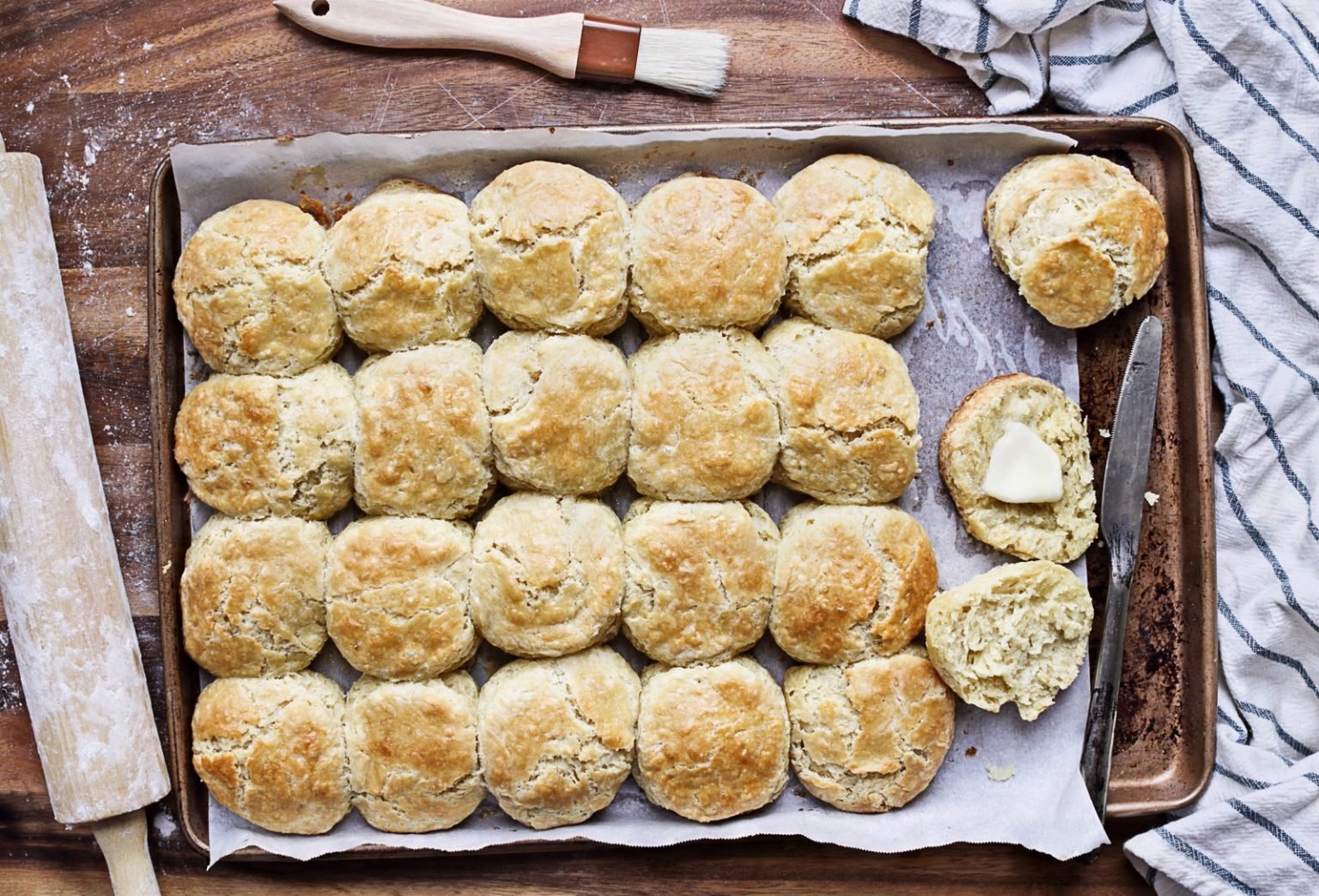 This oldfashioned baking powder biscuit recipe from the 1950s turns