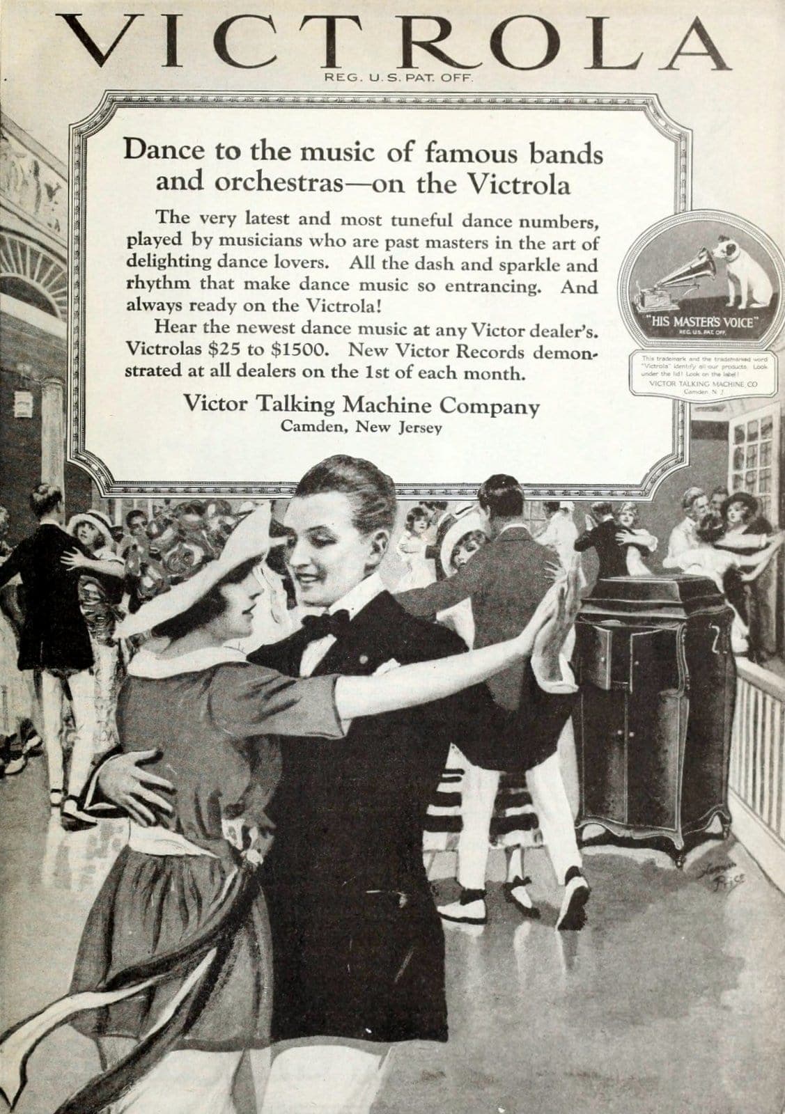 V is for Victrola: The famous record player that turned a brand name into a household word in 1906 19 Old-fashioned dancing to the Victrola record music