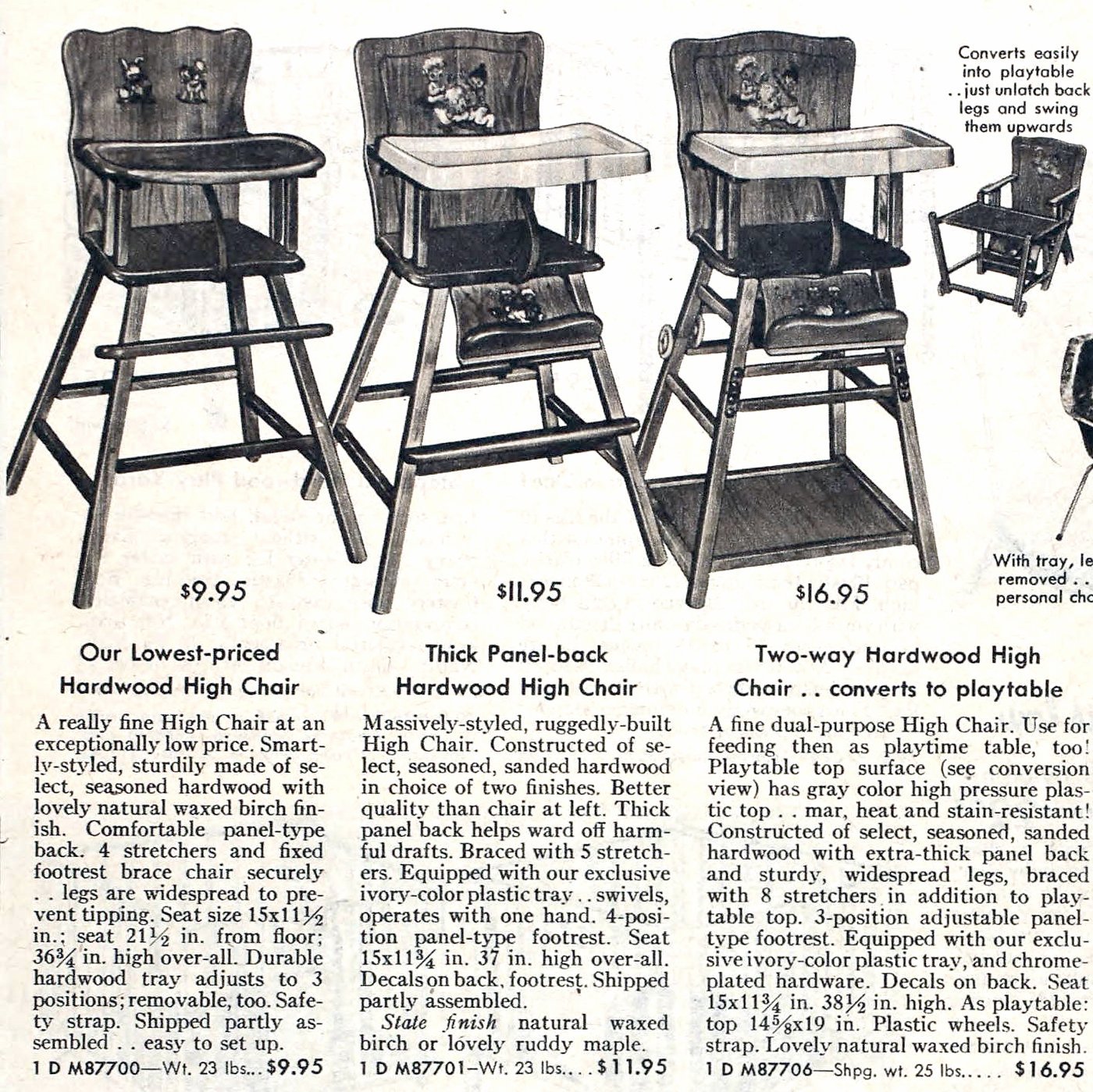 Vintage baby gear from the 1950s promised safety, savings & style 16 Old-fashioned high chairs from the fifties