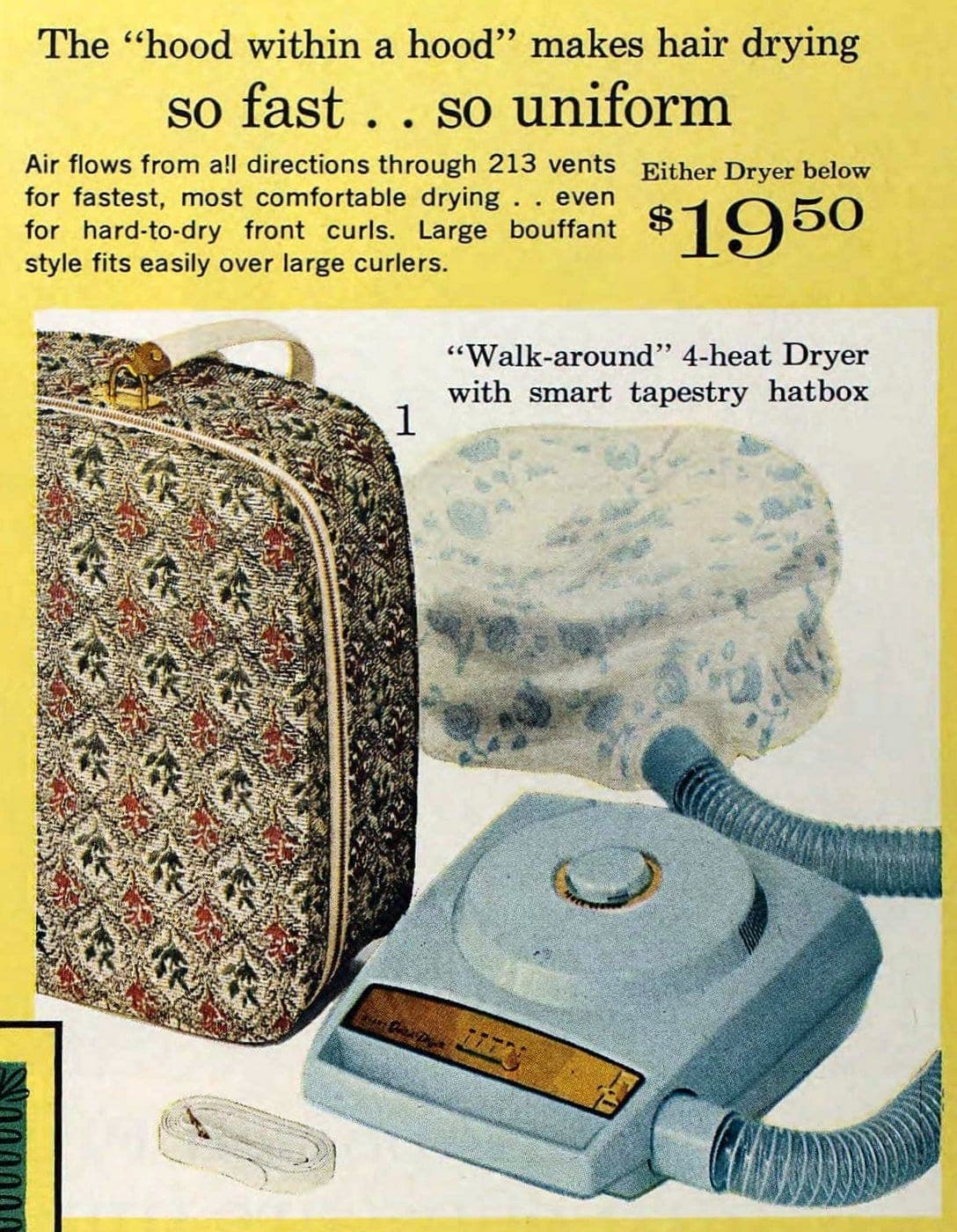 Old-fashioned home hair dryers from 1964 (1)