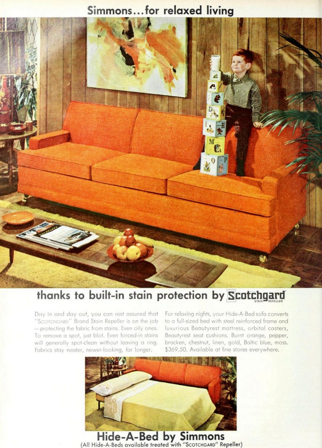 HideaBed sofas from the 40s, 50s, 60s & 70s See 50 vintage styles