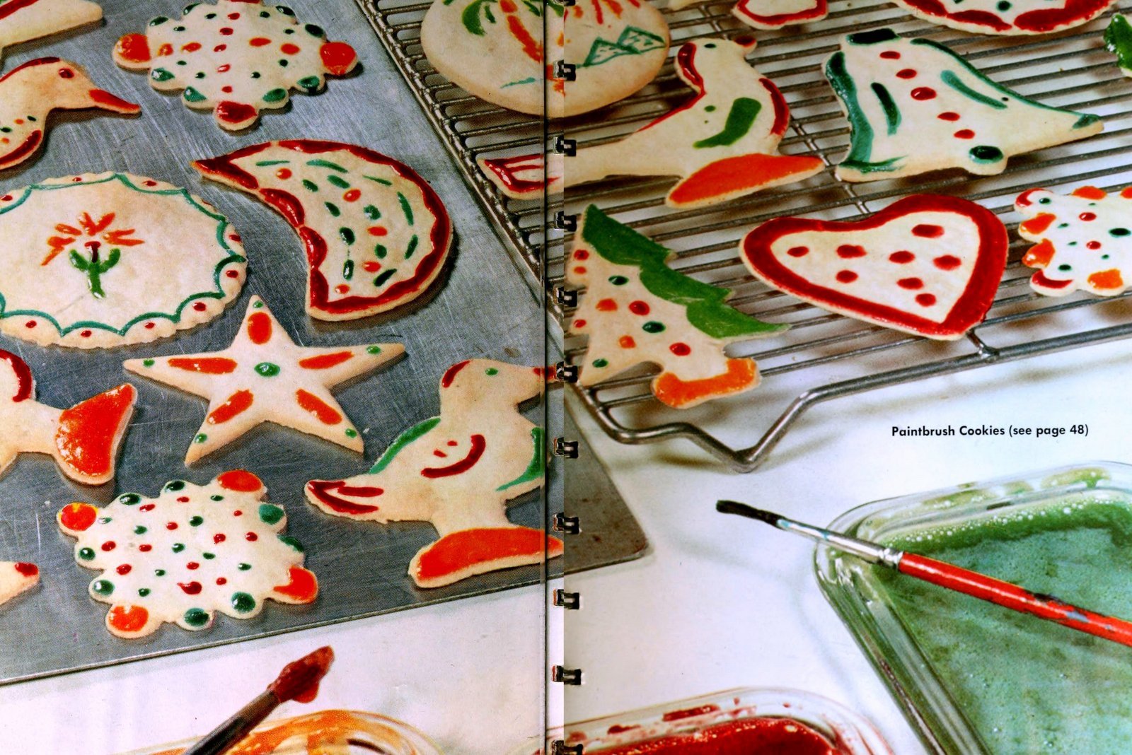 Old-fashioned paintbrush cookies recipe from Betty Crocker via ClickAmericana com