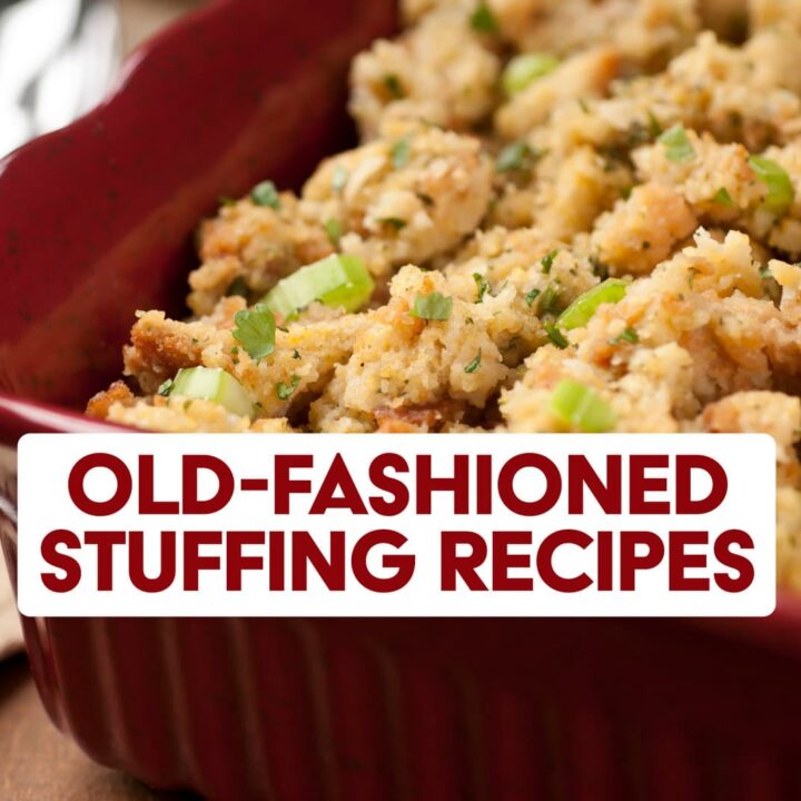 Old-fashioned stuffing recipes at Click Americana