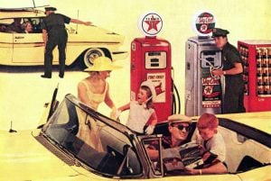 Old full service gas stations via ClickAmericana com