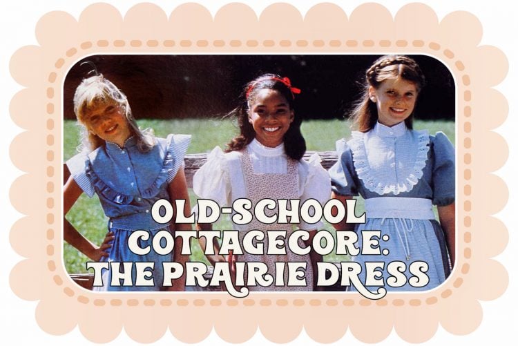 Old-school cottagecore The prairie dress