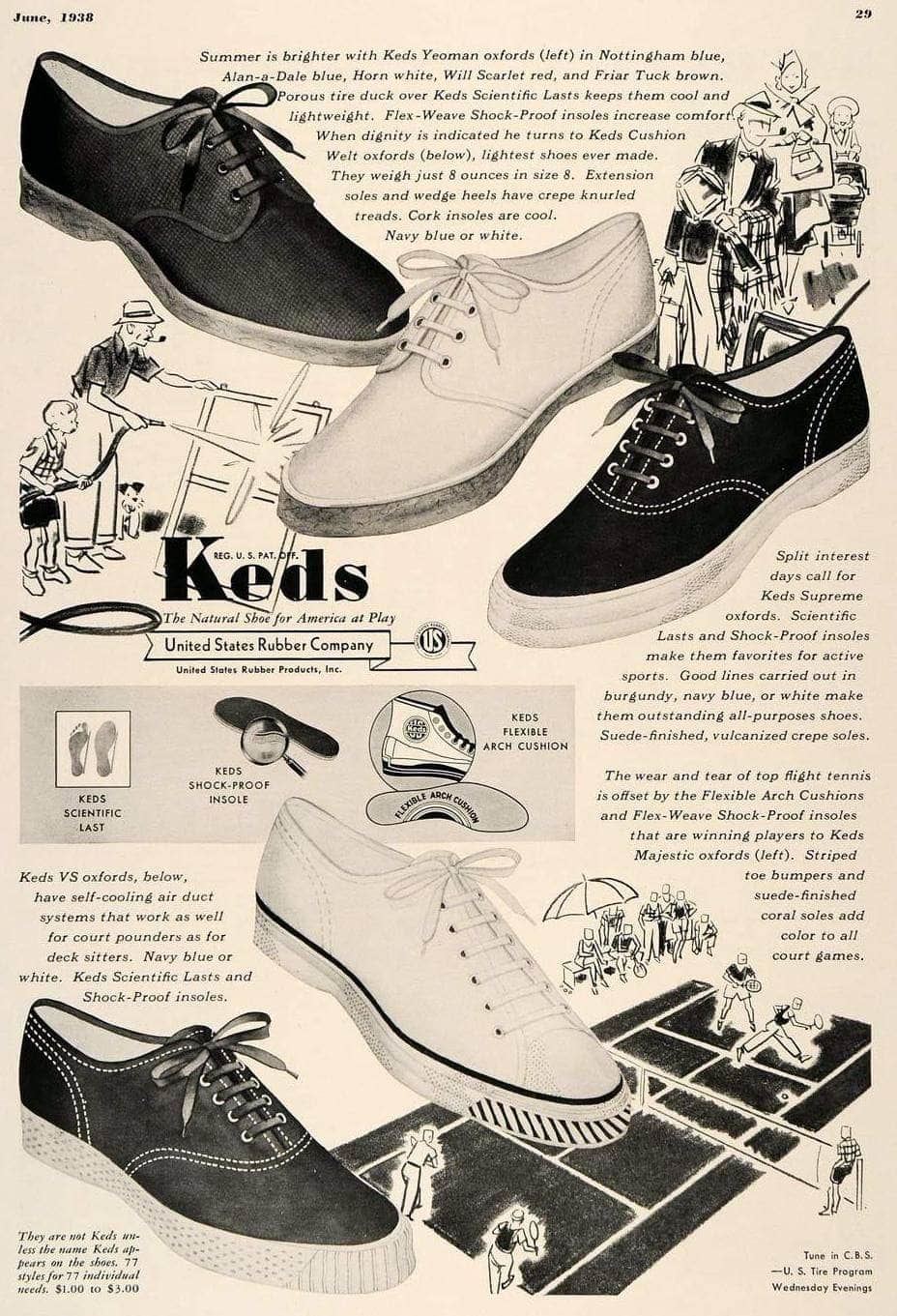 Keds vintage sneakers & shoes from the '20s to the '80s Click Americana