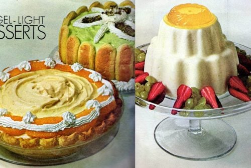 Orange chiffon pie, Lime Bavarian Charlotte & more (1965)