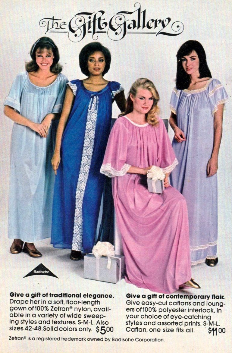 Goodnight, gals! '80s pajamas, old-fashioned flannel nightgowns & other ...