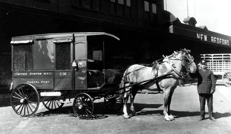 See vintage mail carriers & post office service carts from 100+ years ...