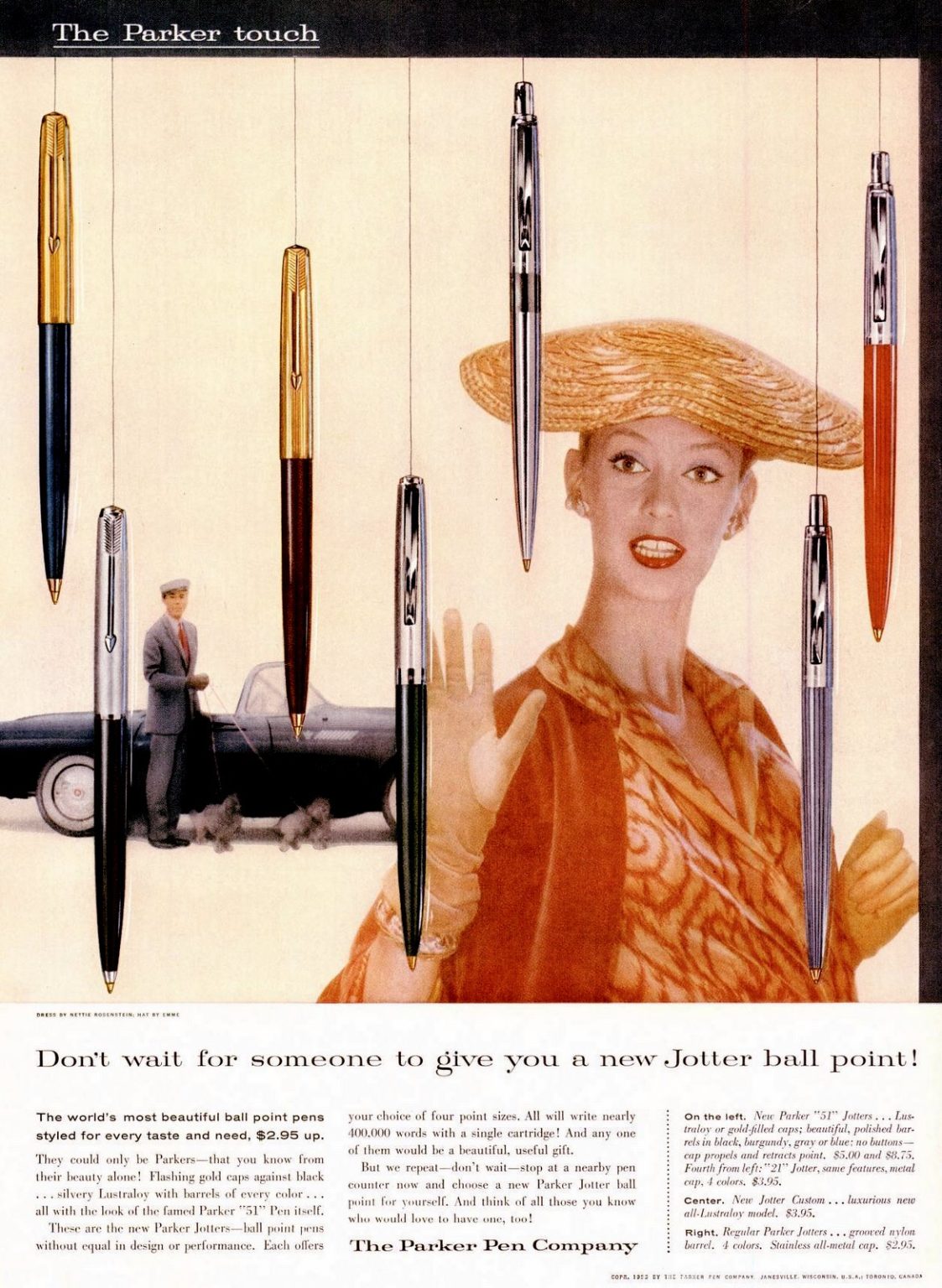 Vintage ballpoint pens from Sheaffer, Parker, Bic, PaperMate