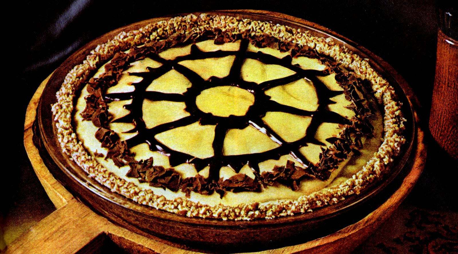 Peanut butter chiffon pie with pretzel crust & a black-bottom peanut butter chiffon pie (1972) - Cli